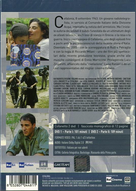 Cefalonia di Riccardo Milani - DVD - 2