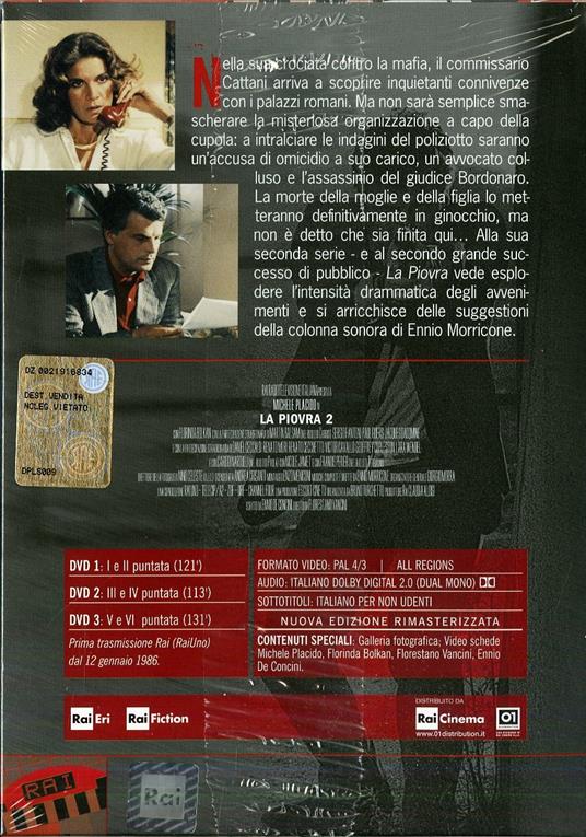 La piovra 2 (3 DVD) - DVD - Film di Florestano Vancini Drammatico | IBS