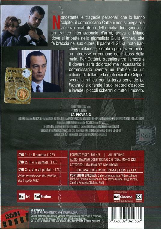 La piovra 3 (3 DVD) - DVD - Film di Luigi Perelli Drammatico | IBS