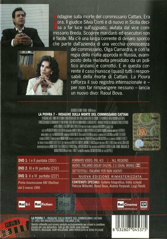 La piovra 7 (3 DVD) - DVD - Film di Luigi Perelli Drammatico | IBS