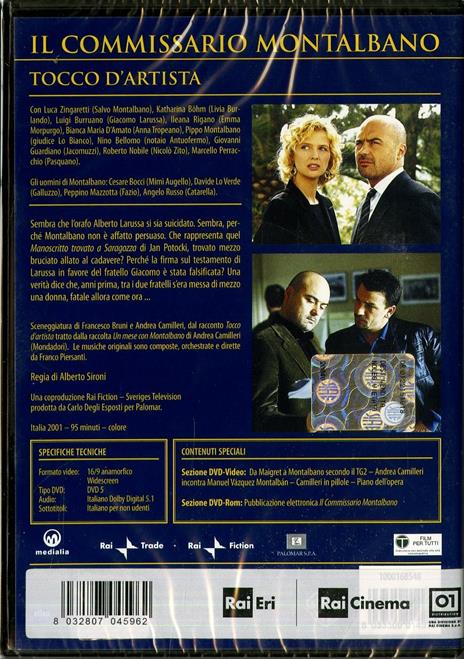 Il commissario Montalbano. Tocco d'artista di Alberto Sironi - DVD - 2