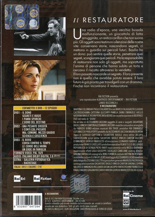 Il restauratore (3 DVD) - DVD - Film di Giorgio Capitani , Salvatore Basile  Giallo | IBS