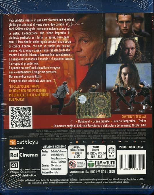 Educazione siberiana (2013) French dvd movie cover