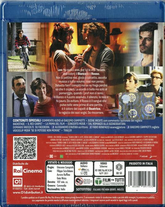 Bianca come il latte, rossa come il sangue di Giacomo Campiotti - Blu-ray - 2