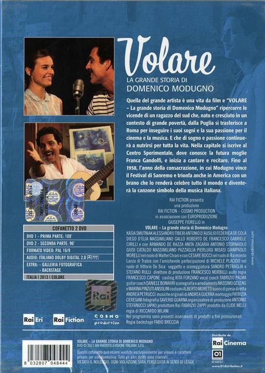 Volare. La grande storia di Domenico Modugno (2 DVD) di Riccardo Milani - DVD - 2