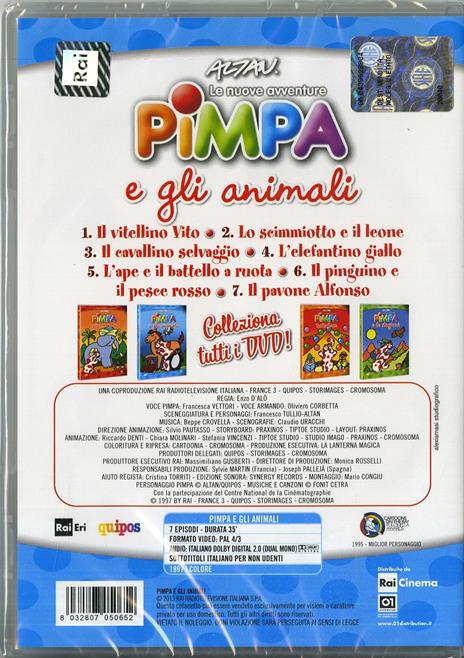 Pimpa. Le nuove avventure. Pimpa e gli animali di Enzo D'Alò - DVD - 2