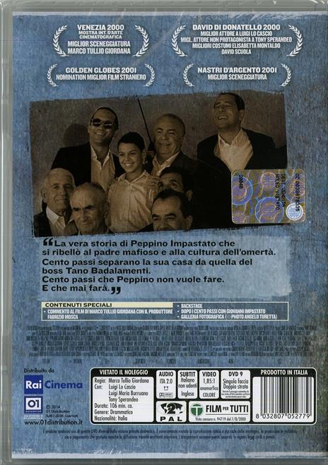I cento passi di Marco Tullio Giordana - DVD - 2