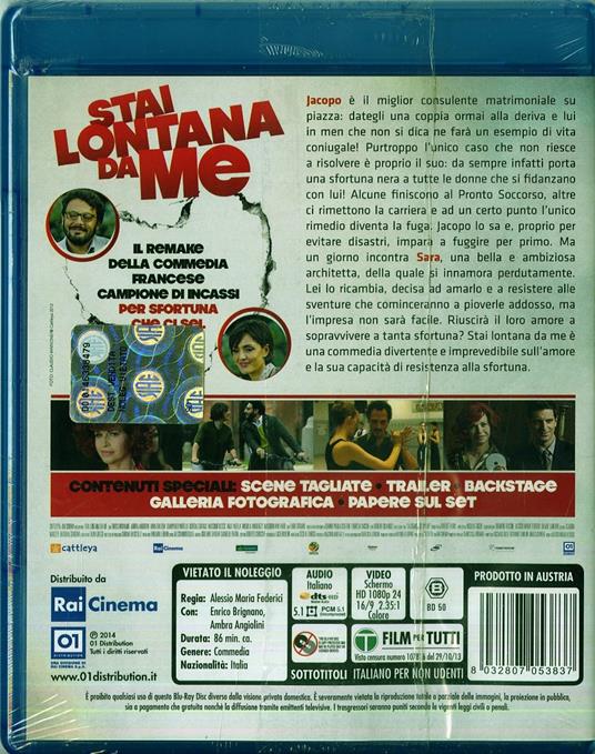 Stai lontana da me di Alessio Maria Federici - Blu-ray - 2