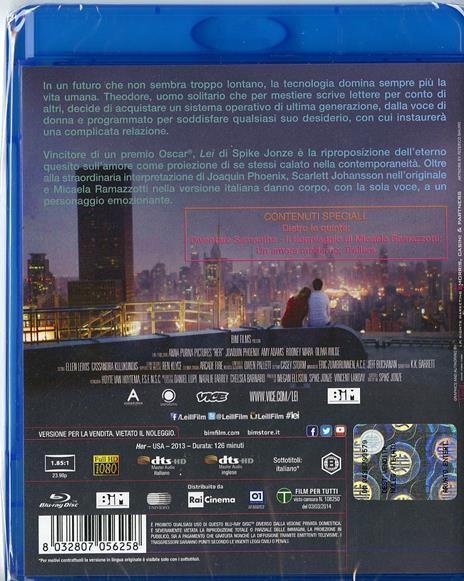 Lei. Nuova edizione High Bitrate (Blu-ray) di Spike Jonze - Blu-ray - 2