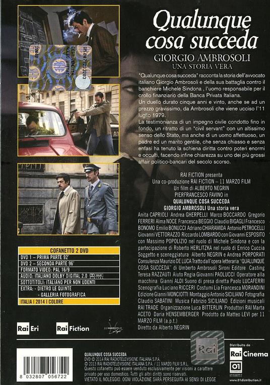 Qualunque cosa succeda (2 DVD) di Alberto Negrin - DVD - 2