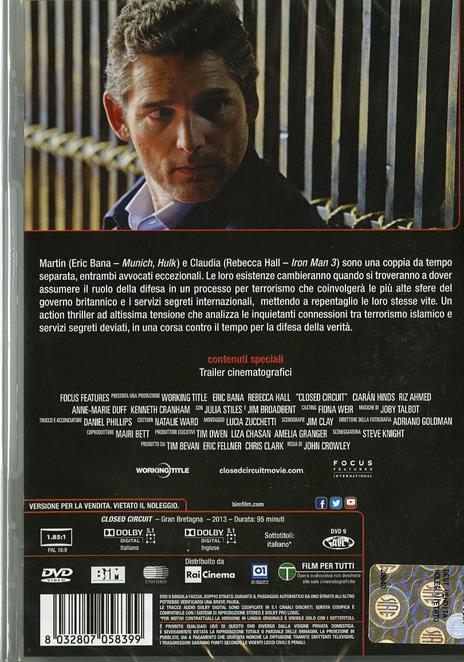 Closed Circuit di John Crowley - DVD - 2