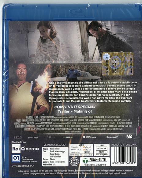 Contagious. Epidemia mortale di Henry Hobson - Blu-ray - 2