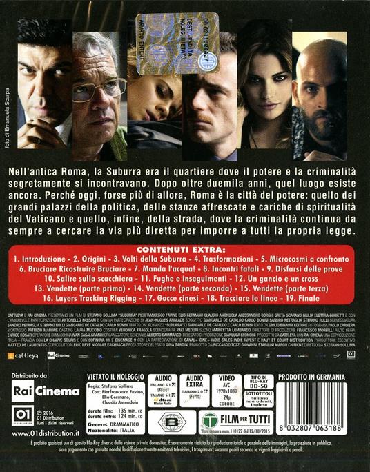 Suburra di Stefano Sollima - Blu-ray - 2