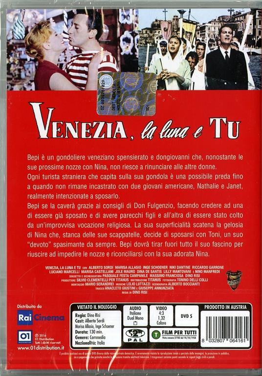 Venezia, la luna e tu - DVD - Film di Dino Risi Commedia | IBS