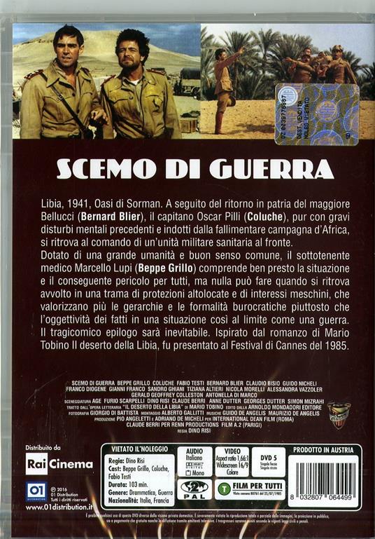 Scemo di guerra di Dino Risi - DVD - 2