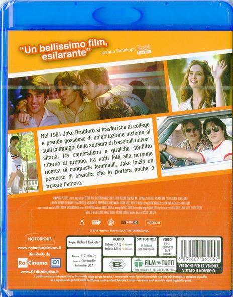 Tutti vogliono qualcosa di Richard Linklater - Blu-ray - 2