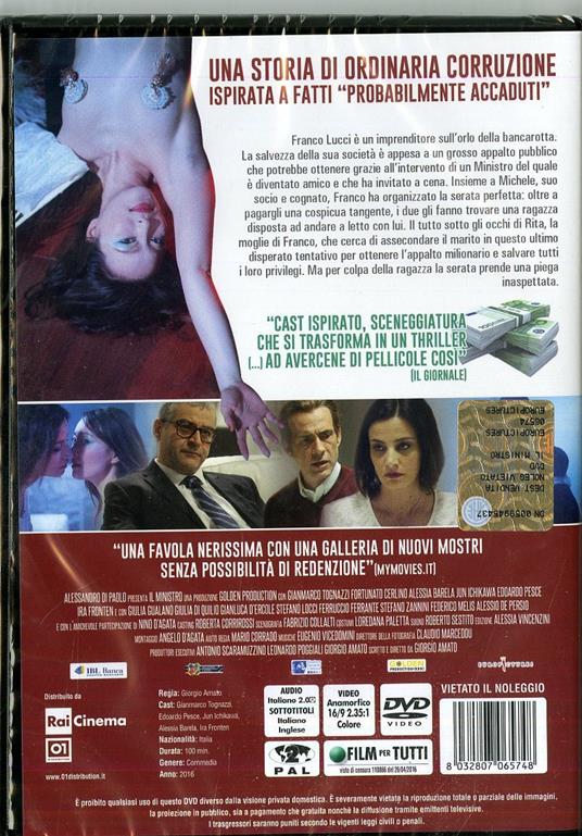 Il Ministro di Giorgio Amato - DVD - 2