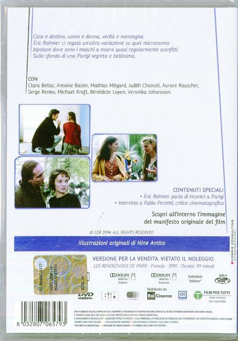 Incontri a Parigi di Eric Rohmer - DVD - 2