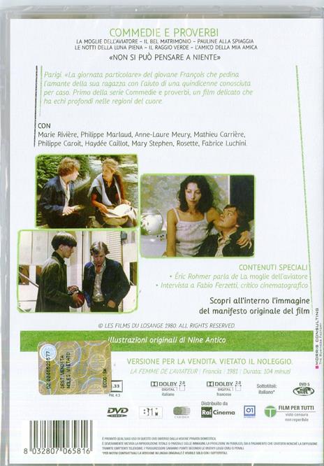 La moglie dell'aviatore di Eric Rohmer - DVD - 2