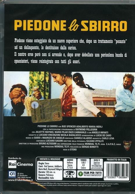 Piedone lo sbirro di Steno - DVD - 2