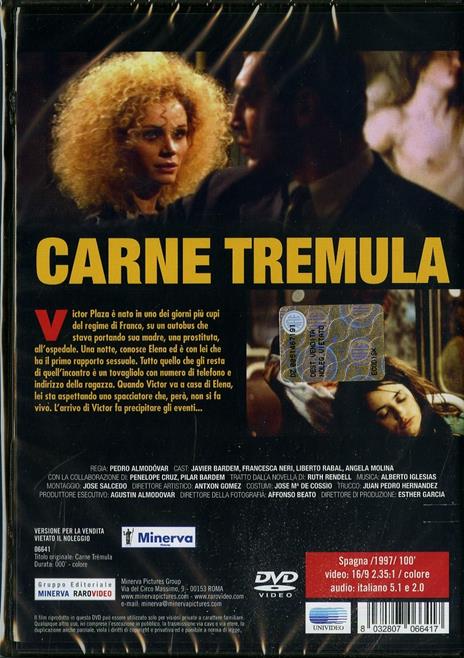 Carne tremula di Pedro Almodóvar - DVD - 2