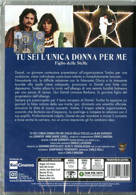 Tu sei l'unica donna per me. Figlio delle stelle (DVD) di Carlo Vanzina - DVD - 2