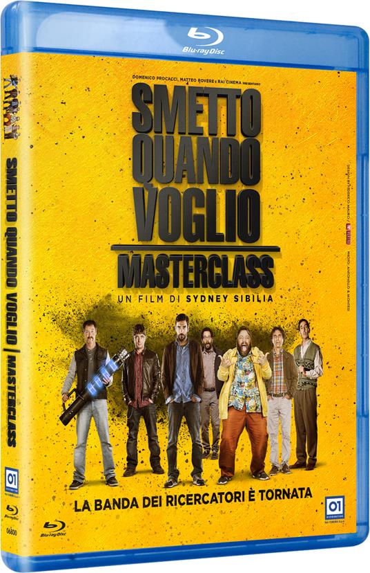 Smetto quando voglio. Masterclass (Blu-ray) di Sydney Sibilia - Blu-ray