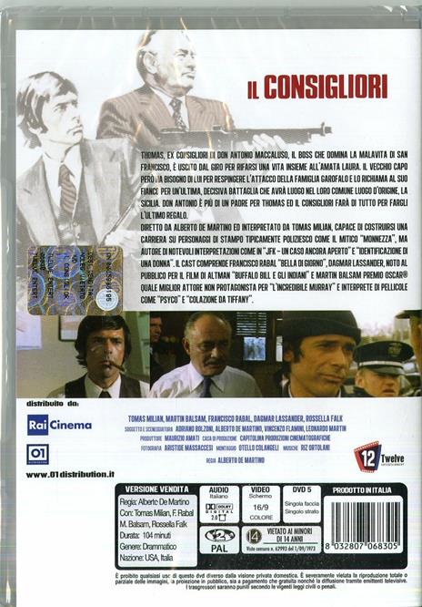 Il consigliori (DVD) di Alberto De Martino - DVD - 2