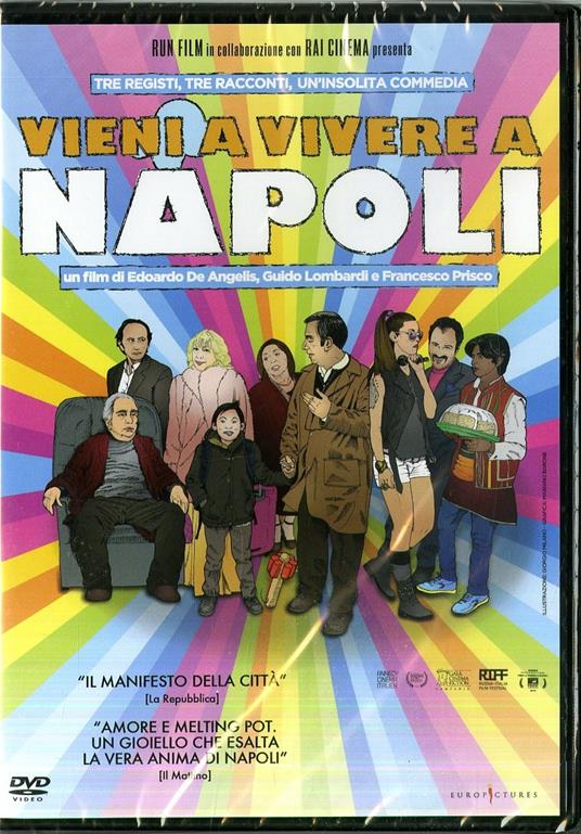 Vieni a viere a Napoli (DVD) di Guido Lombardi,Francesco Prisco,Edoardo De Angelis - DVD
