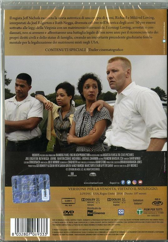 Loving (DVD) di Jeff Nichols - DVD - 2