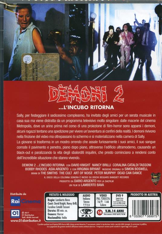 Demoni 2… L'incubo ritorna (DVD) di Lamberto Bava - DVD - 2