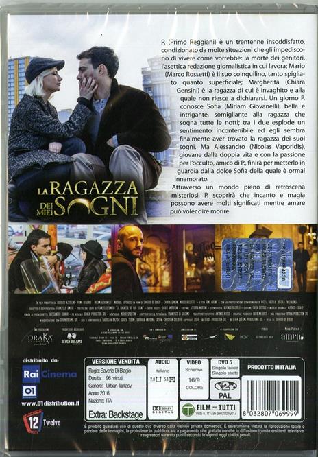La ragazza dei miei sogni (DVD) di Saverio Di Biagio - DVD - 2