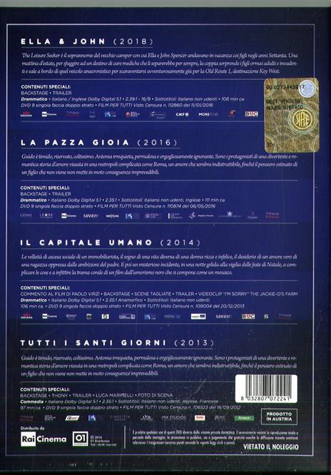 Paolo Virzì Collection (4 DVD) di Paolo Virzì - 2
