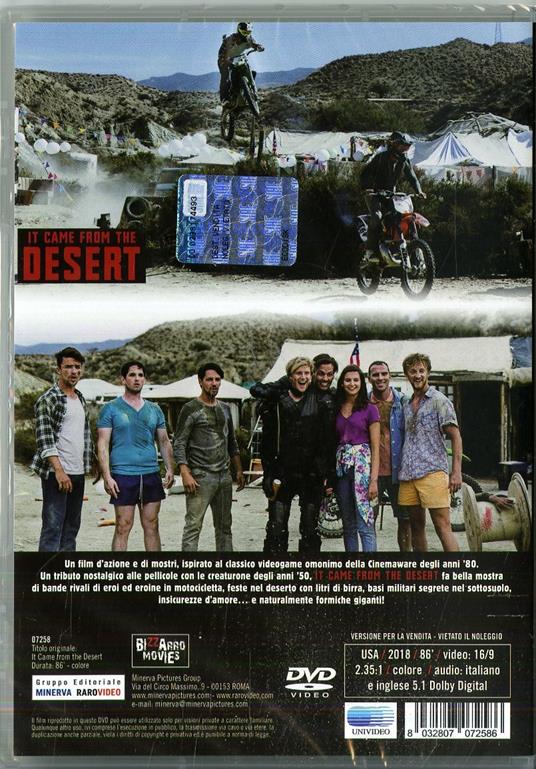 It Came from the Desert (DVD) di Mark Arnold,Vanessa Grasse,Claudia Trujillo - DVD - 2