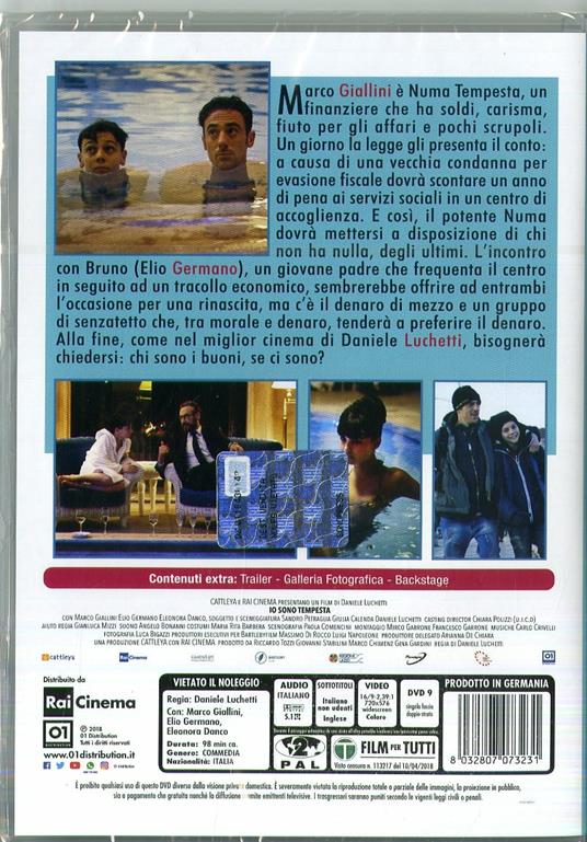 Io sono tempesta (DVD) - DVD - Film di Daniele Luchetti Commedia | IBS