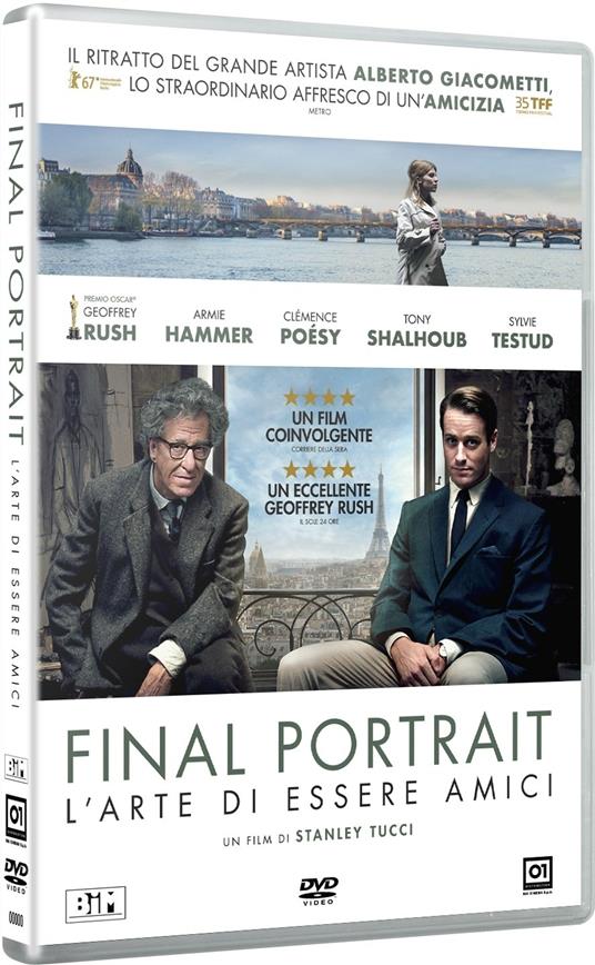 Final Portrait. L'arte di essere amici (DVD) di Stanley Tucci - DVD