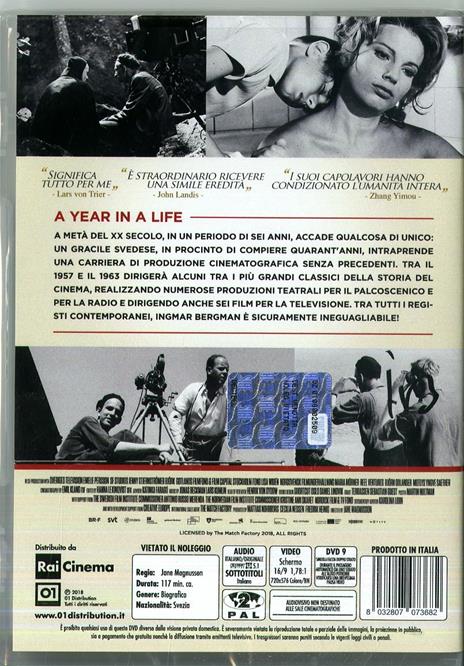 Bergman 100. La vita, i segreti, il genio (DVD) di Jane Magnusson - DVD - 2
