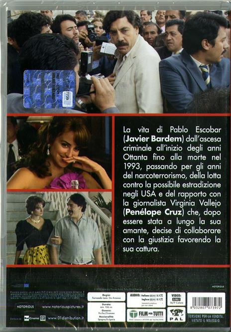 Escobar. Il fascino del male (DVD) di Fernando León de Aranoa - DVD - 3