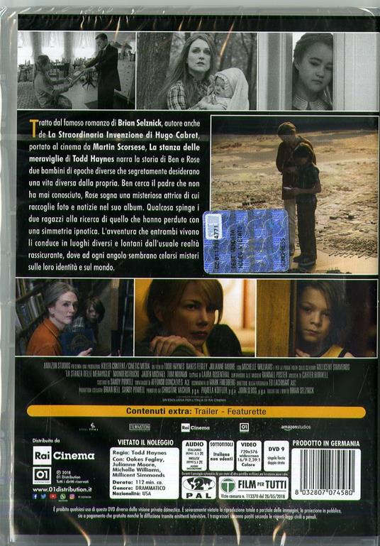 La stanza delle meraviglie (DVD) di Todd Haynes - DVD - 2