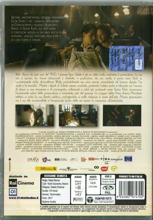 Egon Schiele (DVD) - DVD - Film di Dieter Berner Drammatico | IBS