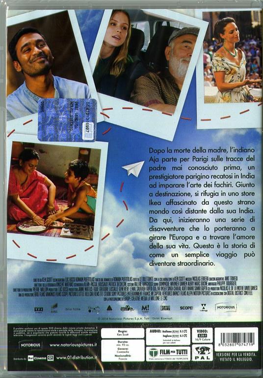 L' incredibile viaggio del fachiro (DVD) di Ken Scott - DVD - 2