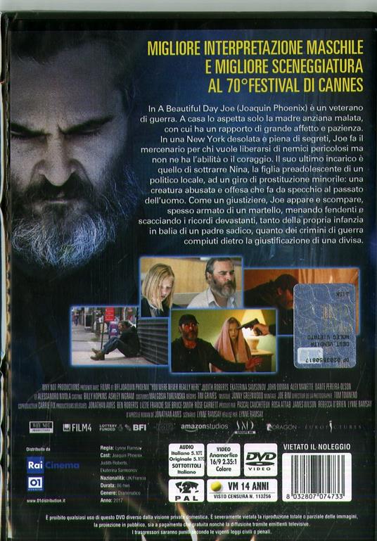 A Beautiful Day (DVD) di Lynne Ramsay - DVD - 2