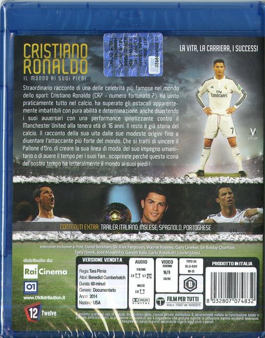 Cristiano Ronaldo. Il mondo ai suoi piedi (Blu-ray) di Tara Pirnia - Blu-ray - 3
