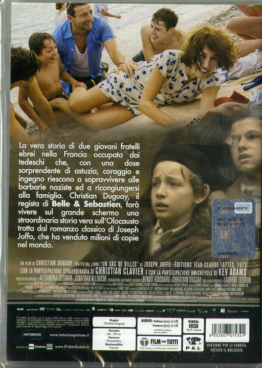 Un sacchetto di biglie (DVD) - DVD - Film di Christian Duguay Drammatico |  IBS