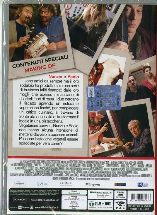 Non è vero ma ci credo (DVD) - DVD - Film di Stefano Anselmi Commedia | IBS