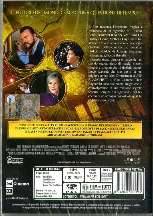 Il mistero della casa del tempo (DVD) - DVD - Film di Eli Roth Fantastico |  IBS