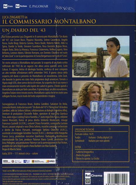 Il commissario Montalbano. Un diario del '43 di Alberto Sironi - DVD - 2