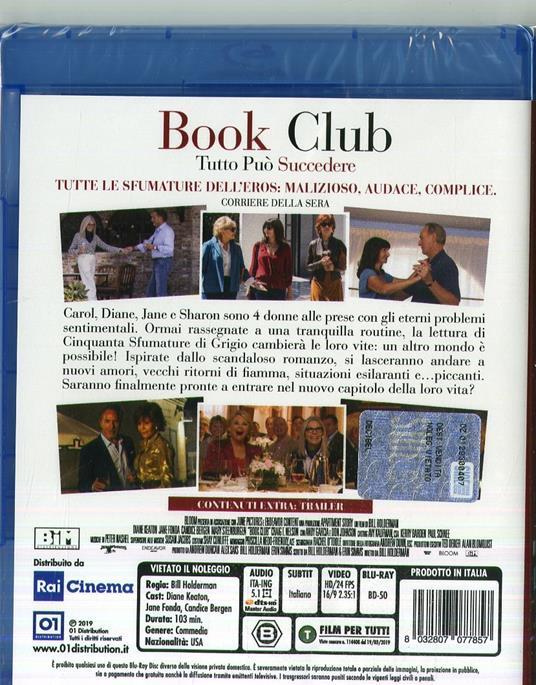 Book club. Tutto può succedere (Blu-ray) - Blu-ray - Film di Bill Holderman  Commedia | IBS