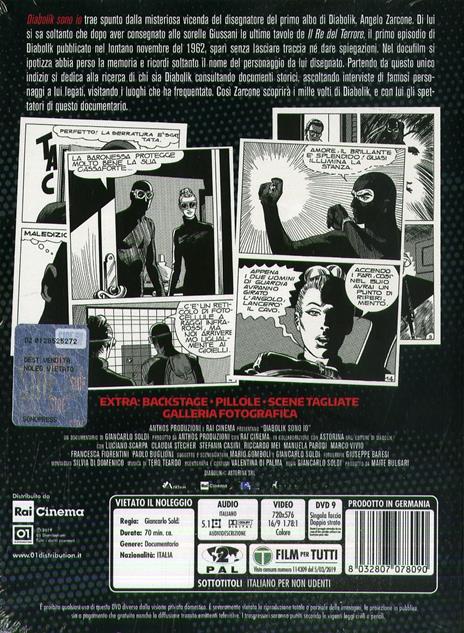 Diabolik sono io (DVD) di Giancarlo Soldi - DVD - 2