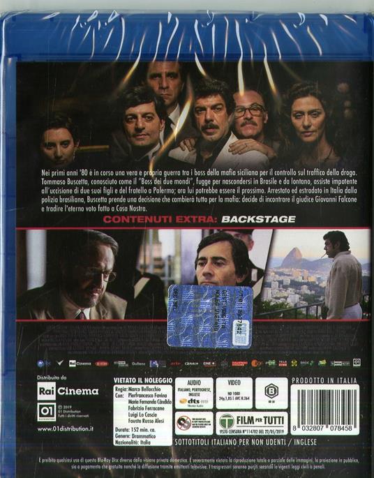 Il traditore (Blu-ray) - Blu-ray - Film di Marco Bellocchio Drammatico | IBS